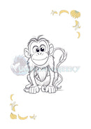 Macaquinhos Fantásticos Livro de Colorir