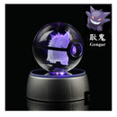 Pokebola de cristal com pokemon