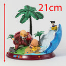 Action Figure Mestre Kame Goku e Kuririn