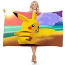 Toalha de Praia Tema Pokemon