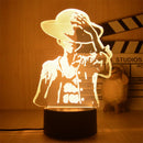 Luminárias 3D - One Piece