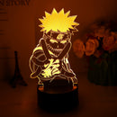 Luminárias 3D do - Tema Naruto -