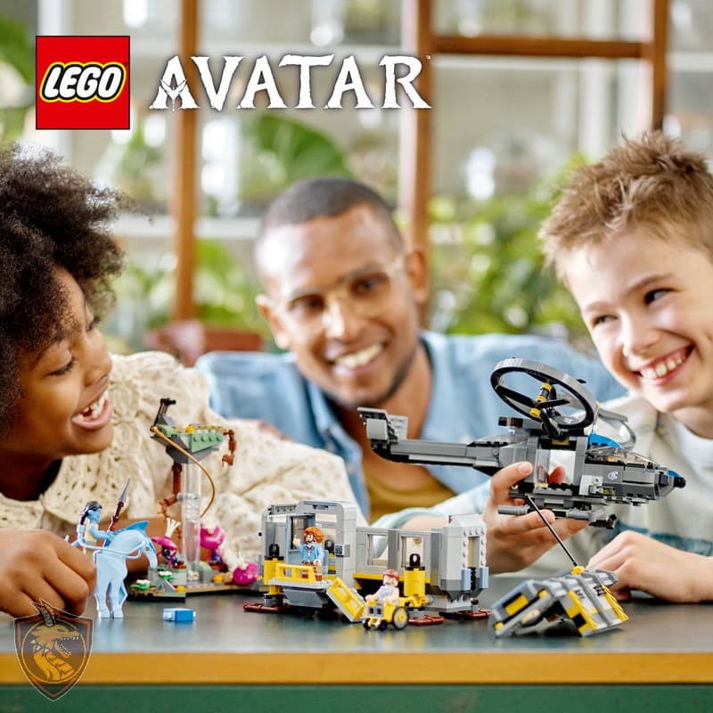 Lego Montanhas Flutantes Site 26 e RDA Samson Avatar