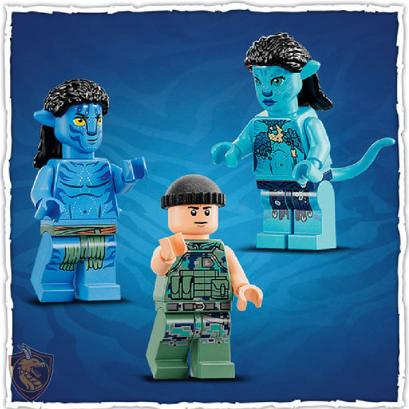 Lego Payakan o Tulkun e Traje de Caranguejo Avatar