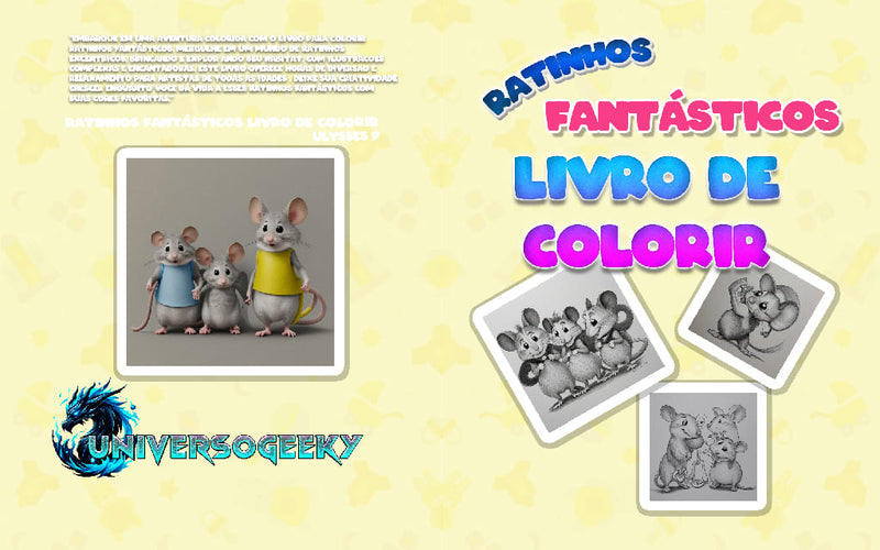 Ratinhos Fantásticos Livro de Colorir Ver: Física