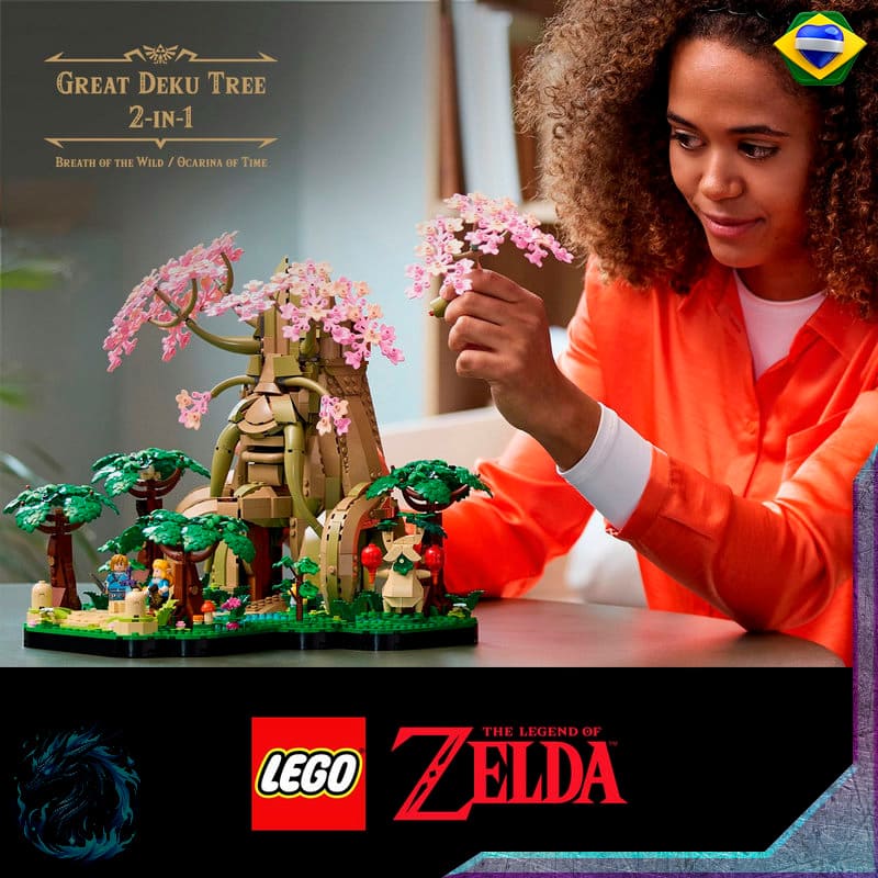 Lego A Lenda de Zelda™ - Árvore sagrada (2 em 1)