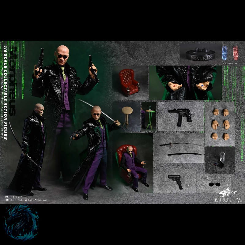 Action Figure Realista Morpheus Matrix