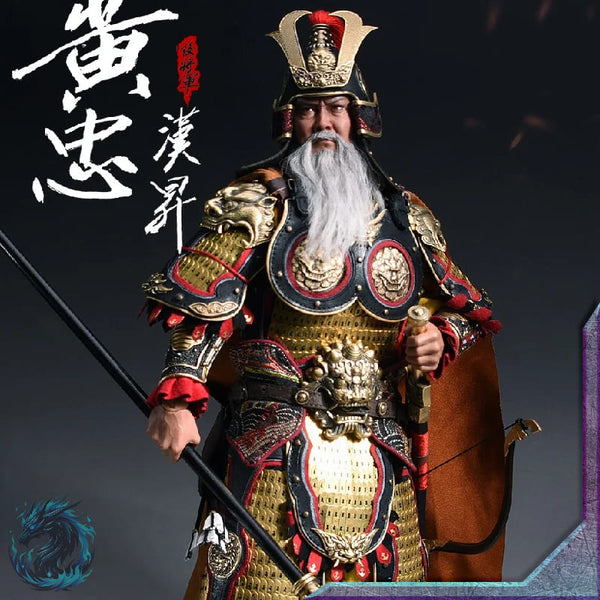 Action Figure Realista Huang Zhong Herói Ancestral Chines