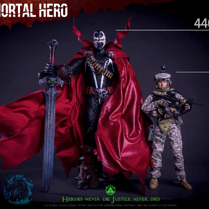 Action Figure Realista Spawn Soldado do Inferno