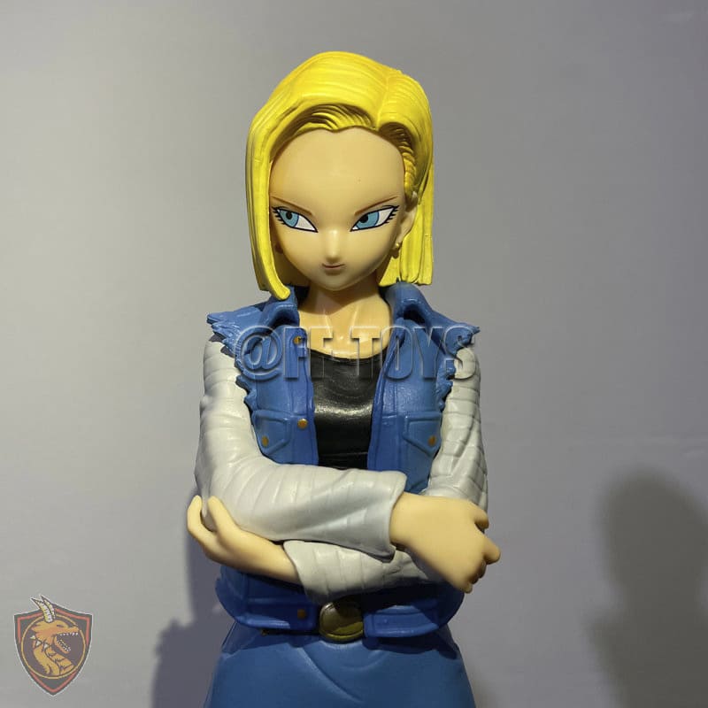 Action Figure Androids 17 e 18 Dragon Ball Z Na Compra do Android 17 Leva o 18