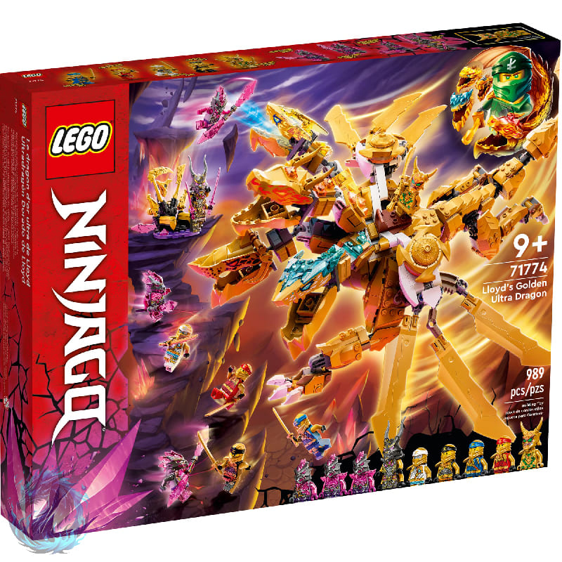 Lego Ninjago Dragão Ultra Dourado de Lloyd