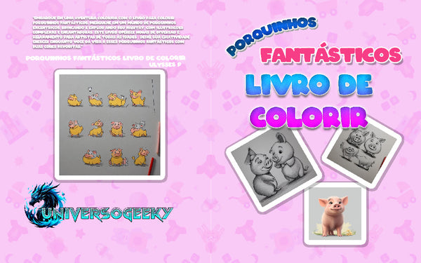 Porquinhos Fantásticos Livro de Colorir Ver: Física