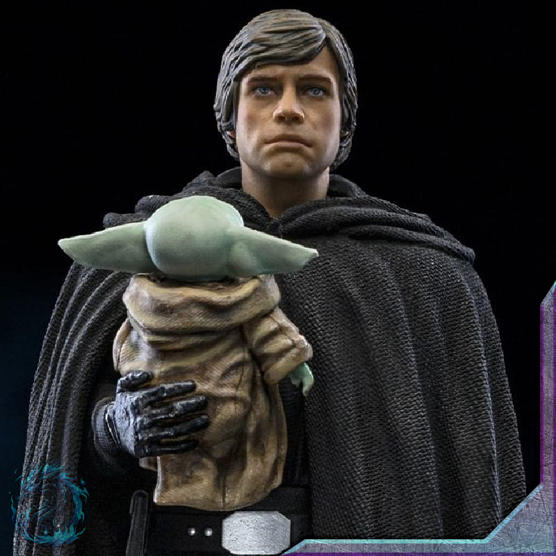 Action Figure Luke Skywalker e Grogu