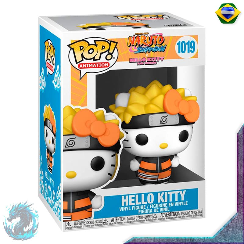 Funko Pop Hello Kitty Naruto 1019 (Animation Naruto Shippuden X Sanrio And Friends) (Novo)