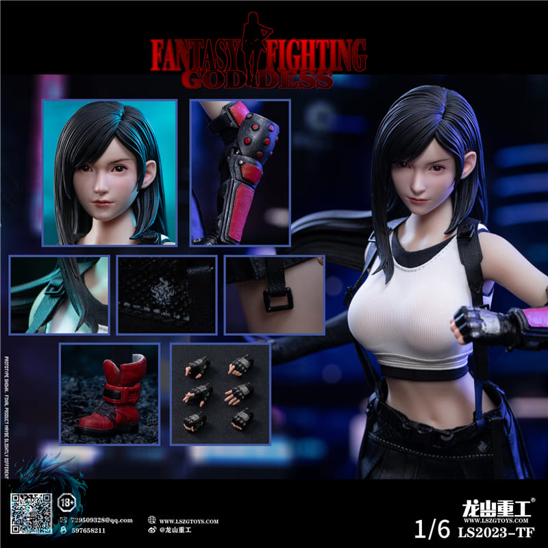 Action Figure Realista Tifa Final Fantasy 7