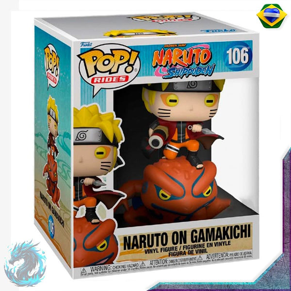 Funko Pop Naruto On Gamakichi 106 (Rides Naruto Shippuden)