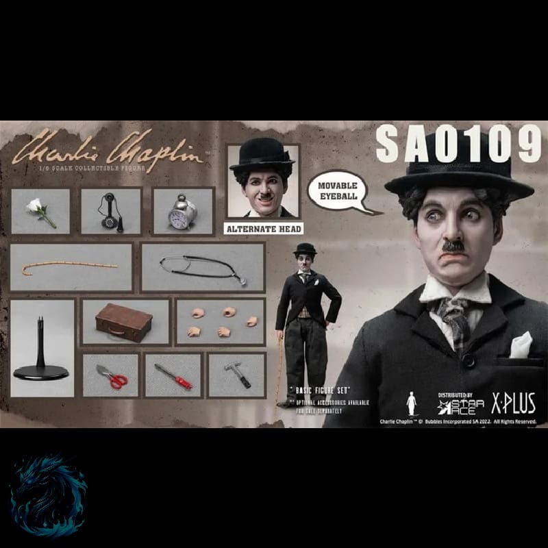 Action Figure Realista Charlie Chaplin