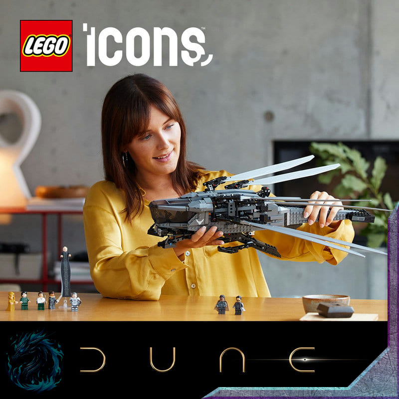 Lego Icons - Duna - Atreides Ornitóptero Real