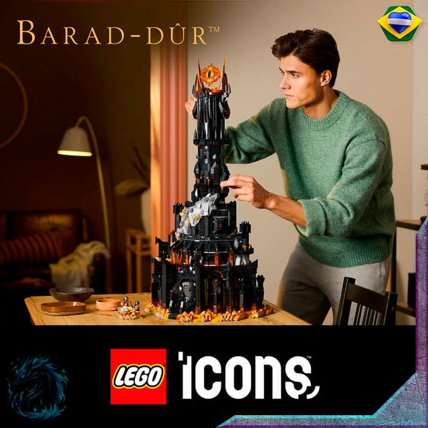 Lego Icons - O Senhor dos Anéis: Barad-dûr