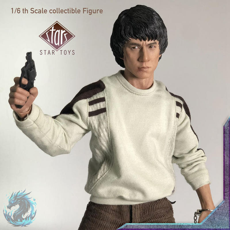 Action Figure Realista Jackie Chan Historia de Policia