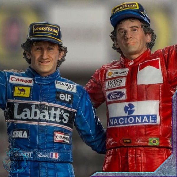 Action Figure Ayrton Senna e Alain Prost