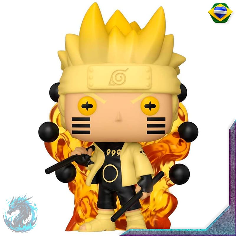 Funko Pop Animation – Naruto Shippuden Naruto 932 (Sixth Path Sage) (Glows) (Special Edition) (Novo)