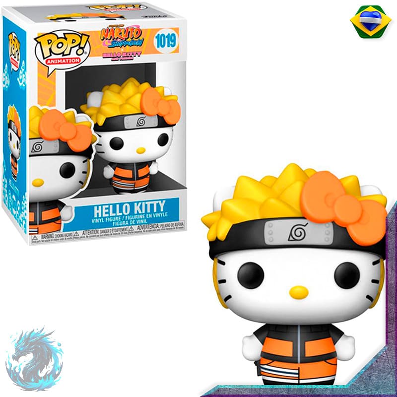 Funko Pop Hello Kitty Naruto 1019 (Animation Naruto Shippuden X Sanrio And Friends) (Novo)