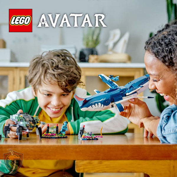 Lego Payakan o Tulkun e Traje de Caranguejo Avatar