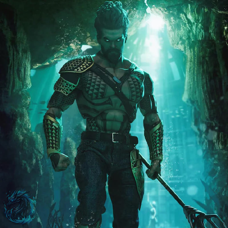 Action Figure Realista Aquaman Rei de Atlantis