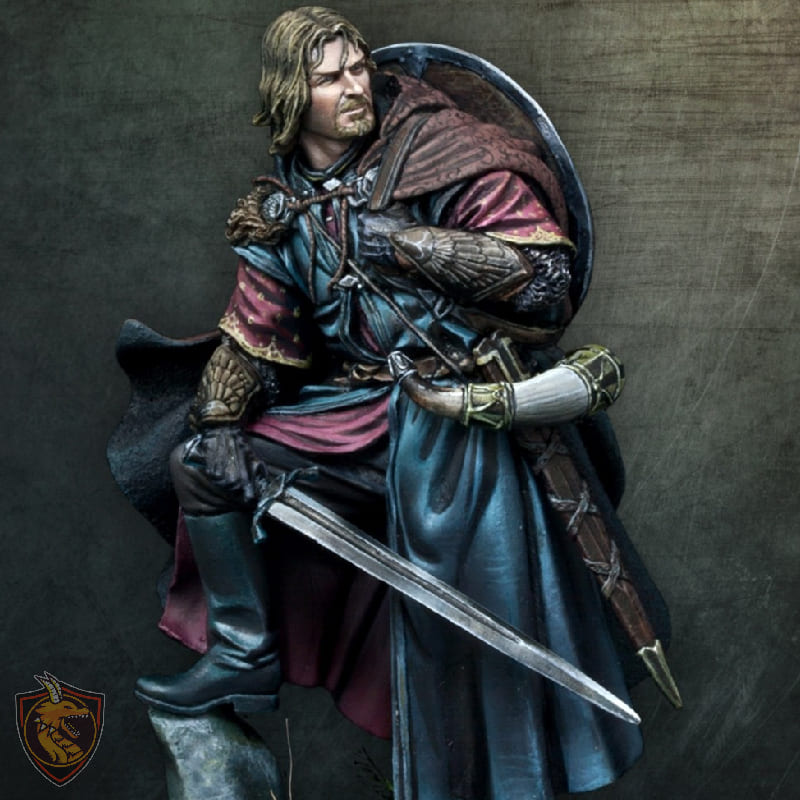 Action Figure Boromir Tema Senhor dos Anéis