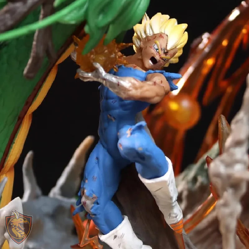 Action Figure Goku Vs Vegeta Divino Dragão