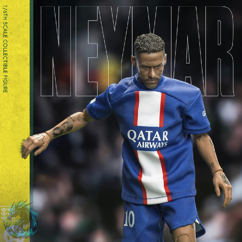 Action Figure Realista Neymar, Cristiano Ronaldo e Messi