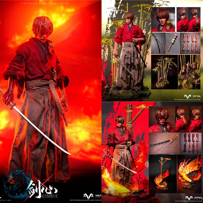 Action Figure Realista Kenshin Himura Samurai X