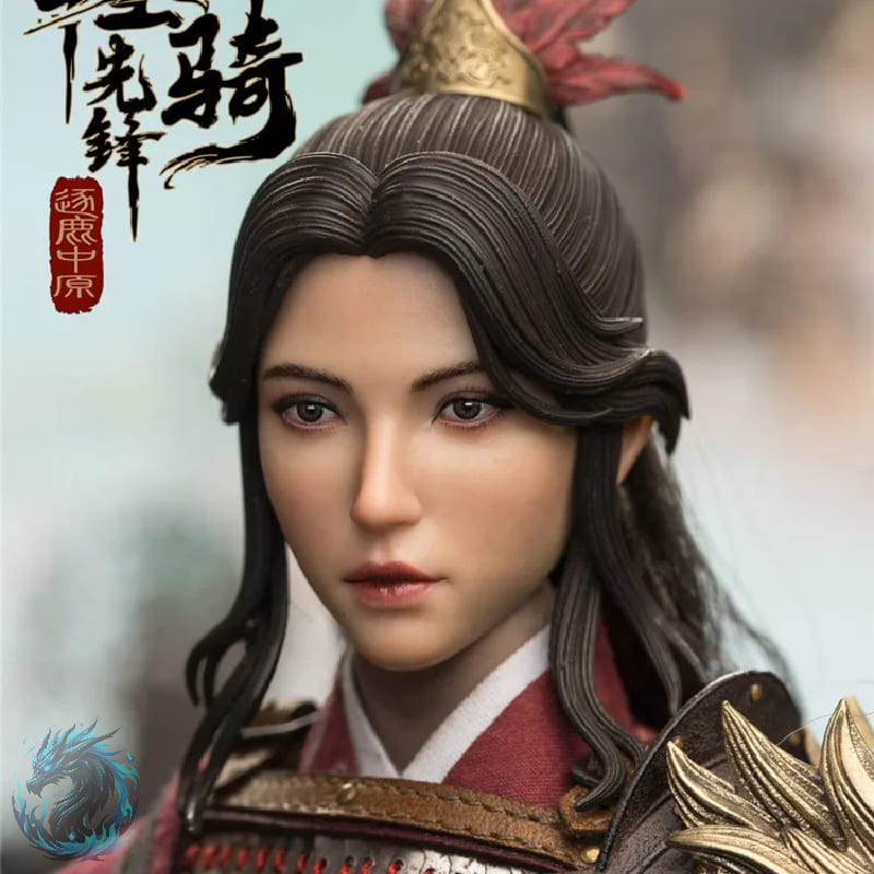 Action Figure Realistas Samurai Feminina Arqueira