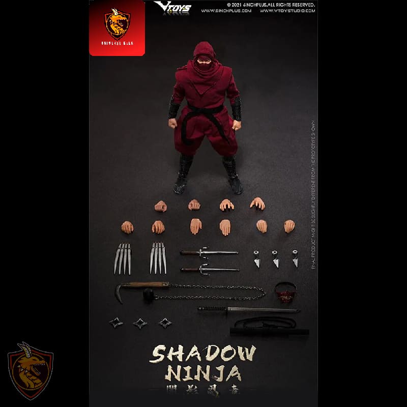 Action Figure Coleção Ninjas das Sombras