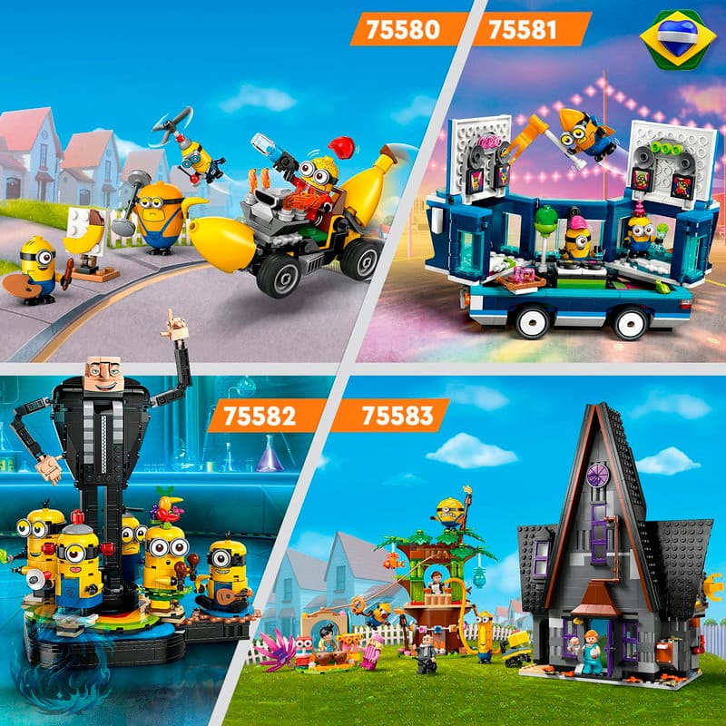 Lego Meu Malvado Favorito 4 - Gru e Minions