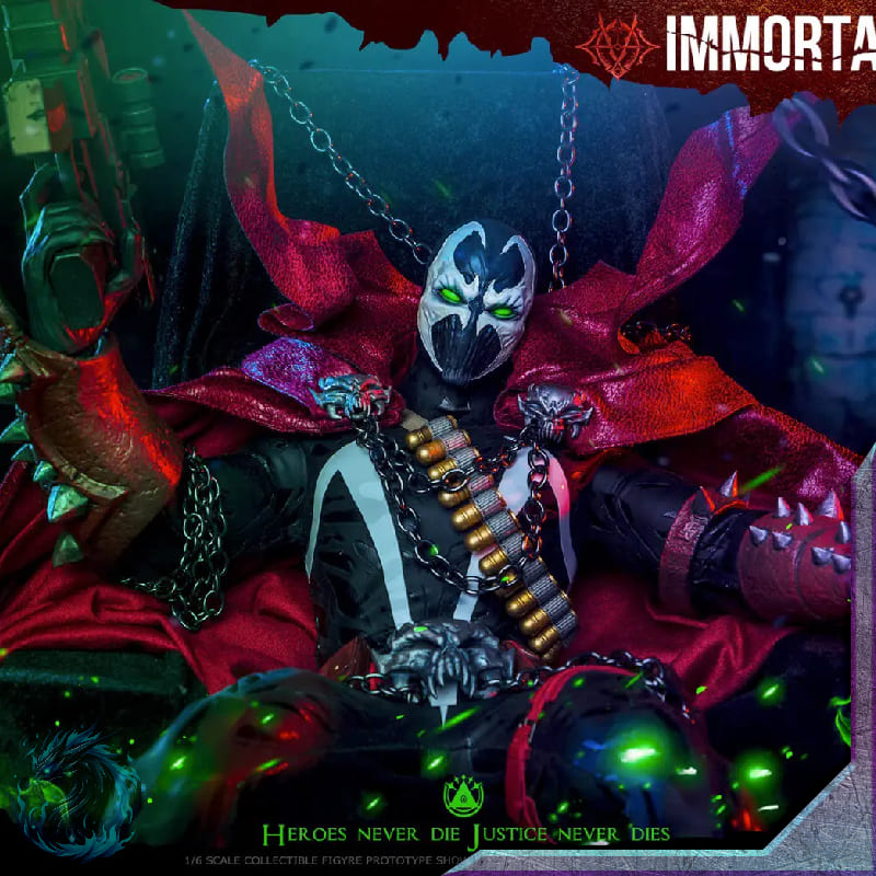 Action Figure Realista Spawn Soldado do Inferno