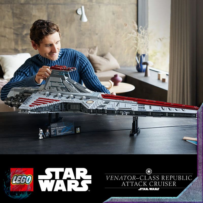 Lego Cruzador de Ataque da República Classe Venator Star Wars