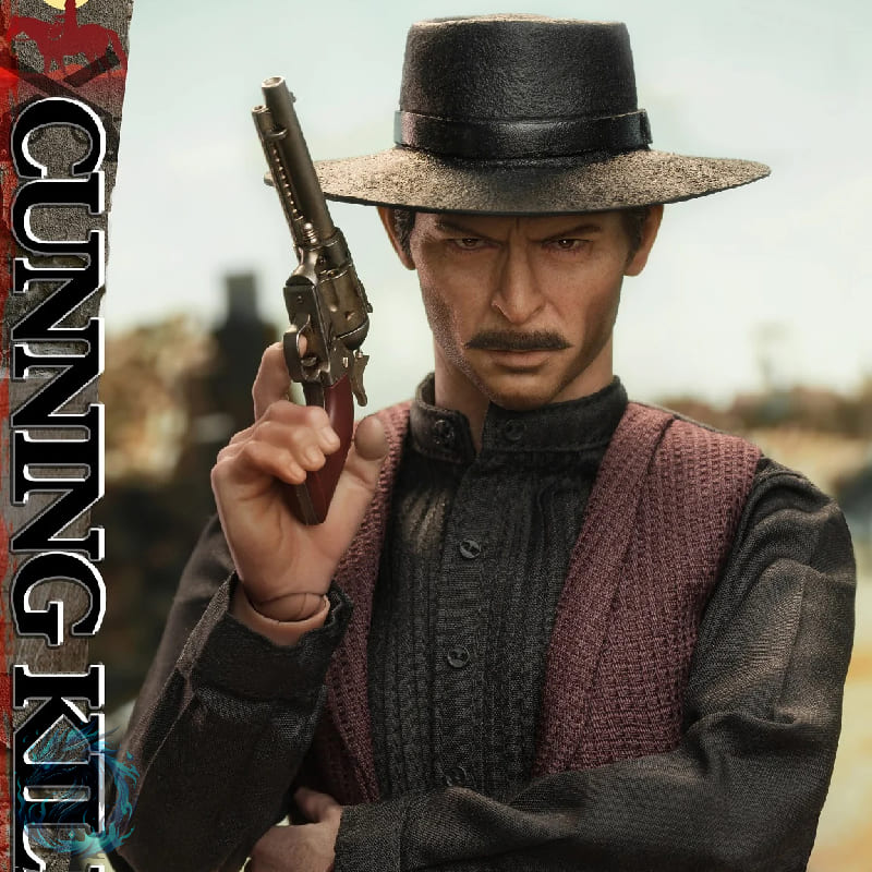 Action Figure Realista Robbers, Cunning Killer, West Cowboy Velho Oest