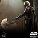Action Figure Realista Mandalorian e Bebê