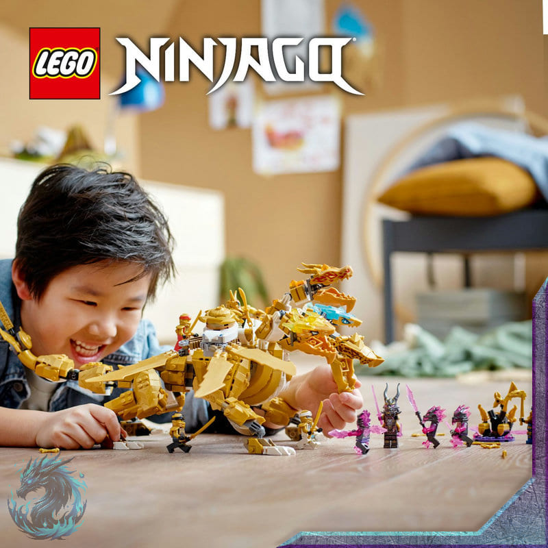 Lego Ninjago Dragão Ultra Dourado de Lloyd