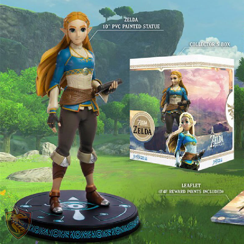 Action Figure de Zelda " Legend of the Zelda Breath Of The Wild " Edição de Colecionador