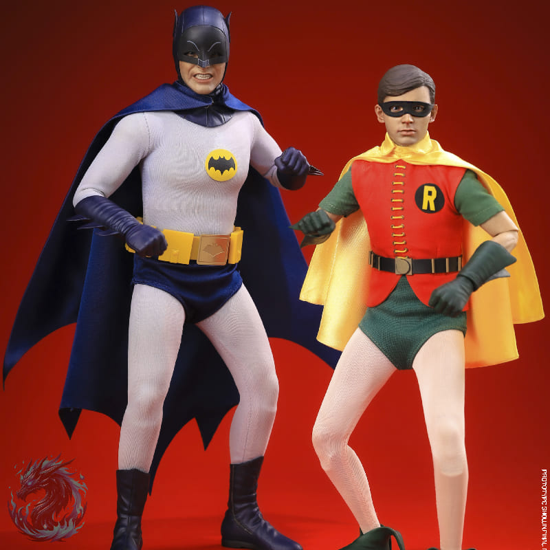 Action Figure Batman e Robin Clássico TV