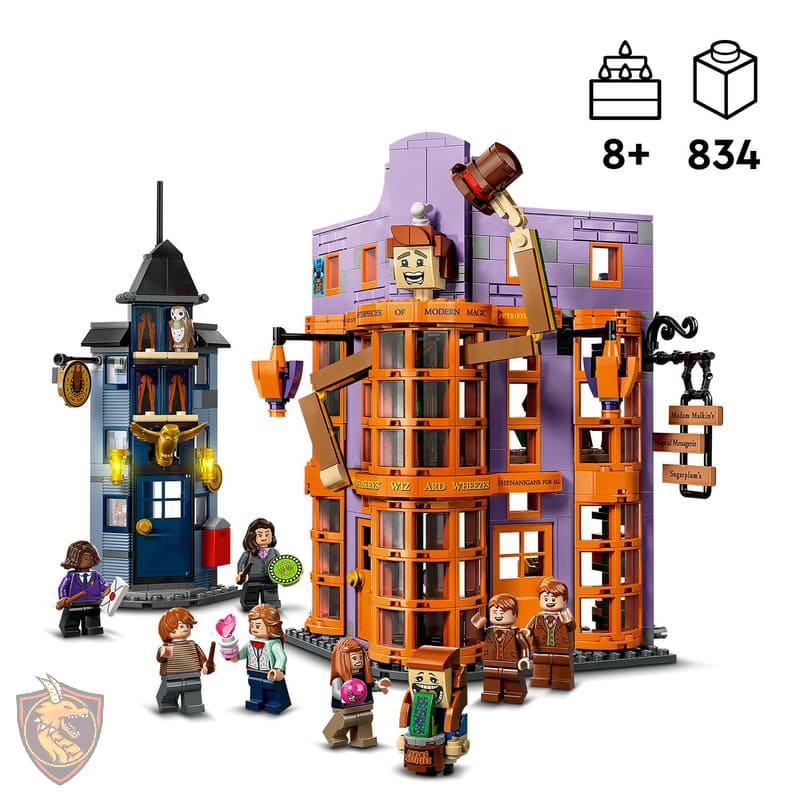 Lego Beco Diagonal Gemialidade Weasley Harry Potter