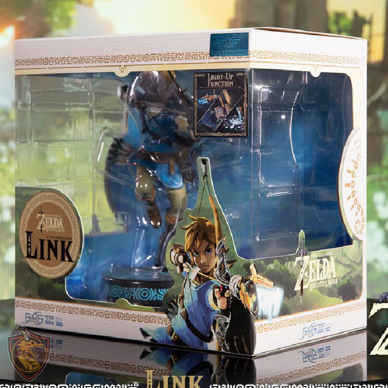 Action Figure de Link The Legend of Zelda Breath of the Wild Edição de Colecionador