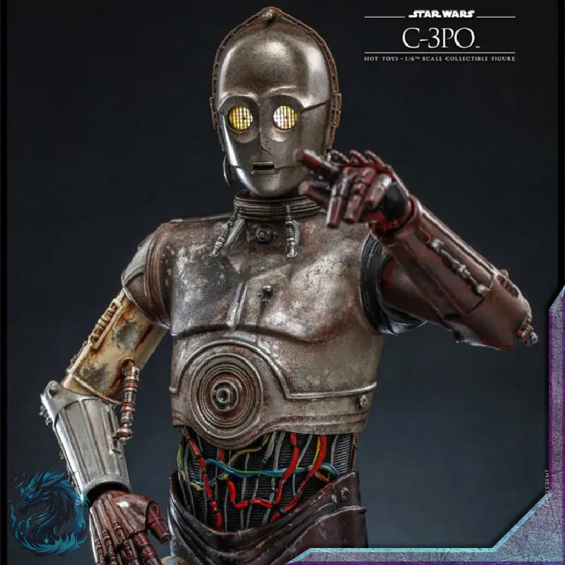 Action Figure Realista C-3PO Star Wars Ataque dos Clones