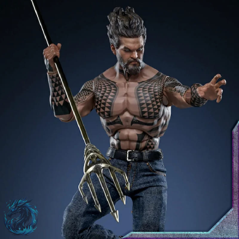 Action Figure Realista Aquaman Rei de Atlantis