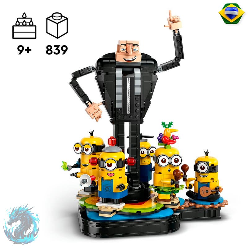 Lego Meu Malvado Favorito 4 - Gru e Minions