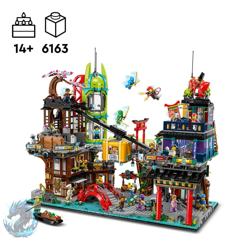 Lego Ninjago Mercados da Cidade de Ninjago