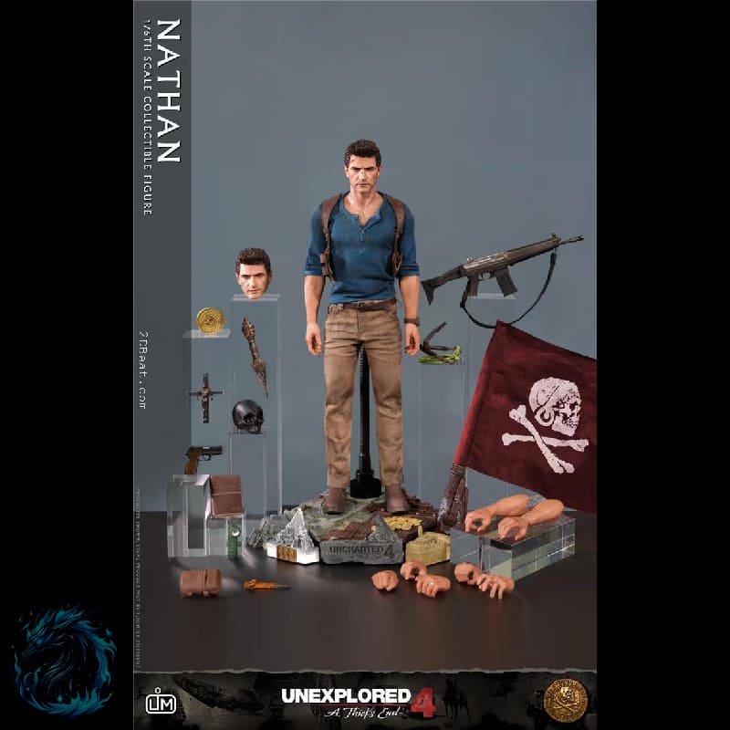 Action Figure Realista Nathan Drake Uncharted 4